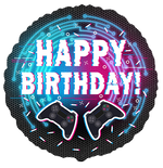 Happy Birthday Games Controller 18" Foil Balloon