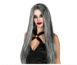 Long Straight Grey Wig