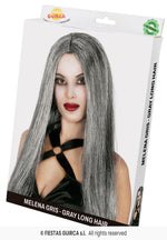 Long Straight Grey Wig