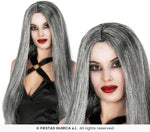 Long Straight Grey Wig