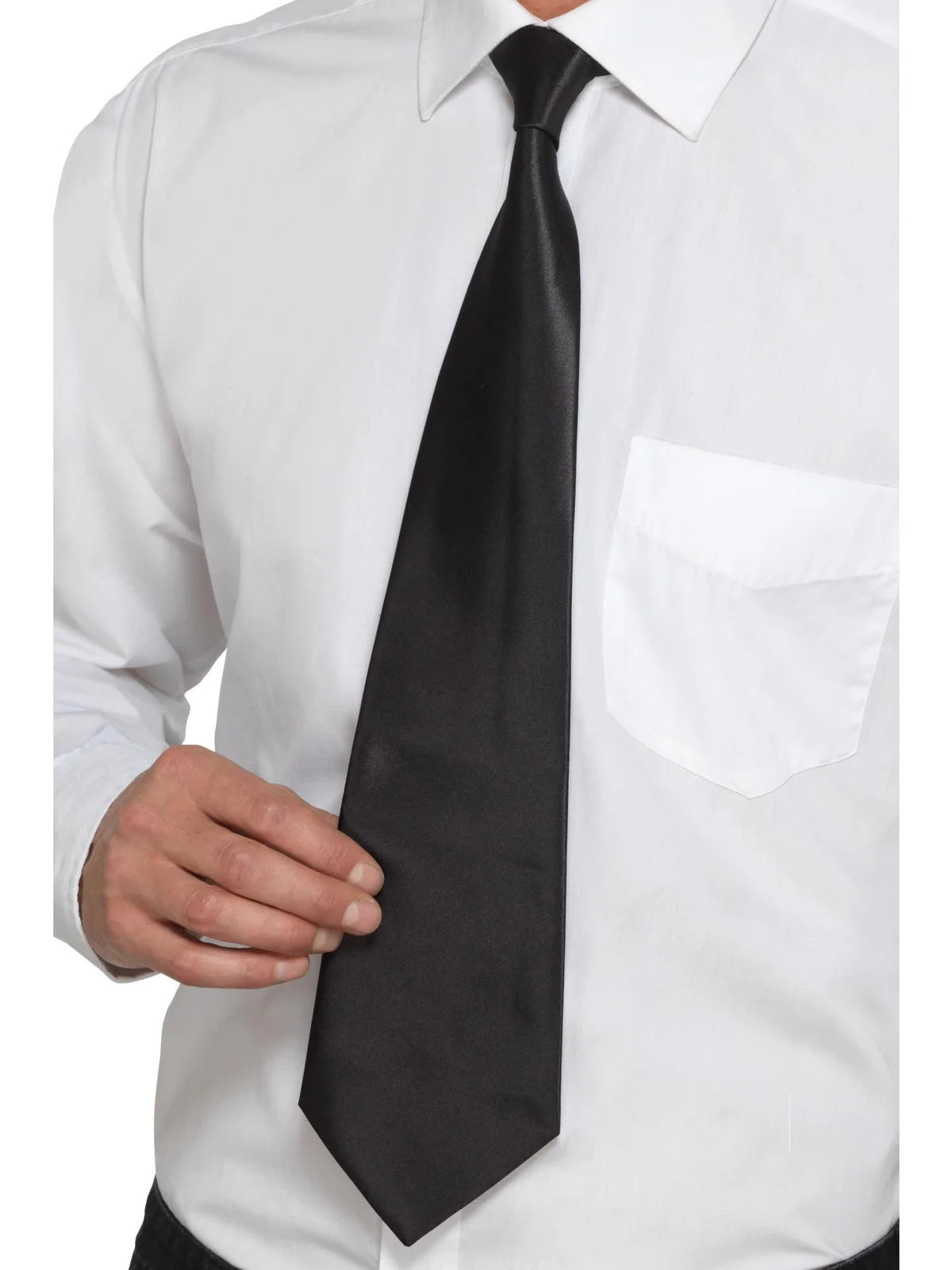 Deluxe Black Gangster Tie