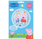 18in PEPPA PIG MESSY PLAY FOIL BALLOON