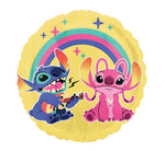 18" Stitch & Angel Foil Balloon