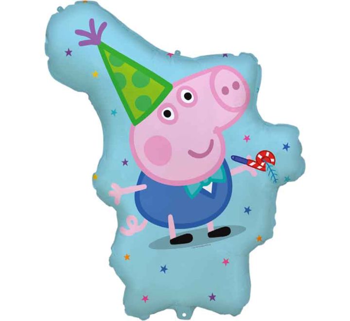George Pig Shaped Super Size Foil Balloon