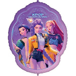 K-POP DEMON HUNTERS SUPERSIZED SHAPED FOIL BALLOON - 29"