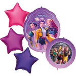 5PC K-POP DEMON HUNTERS BOUQUET FOIL BALLOONS