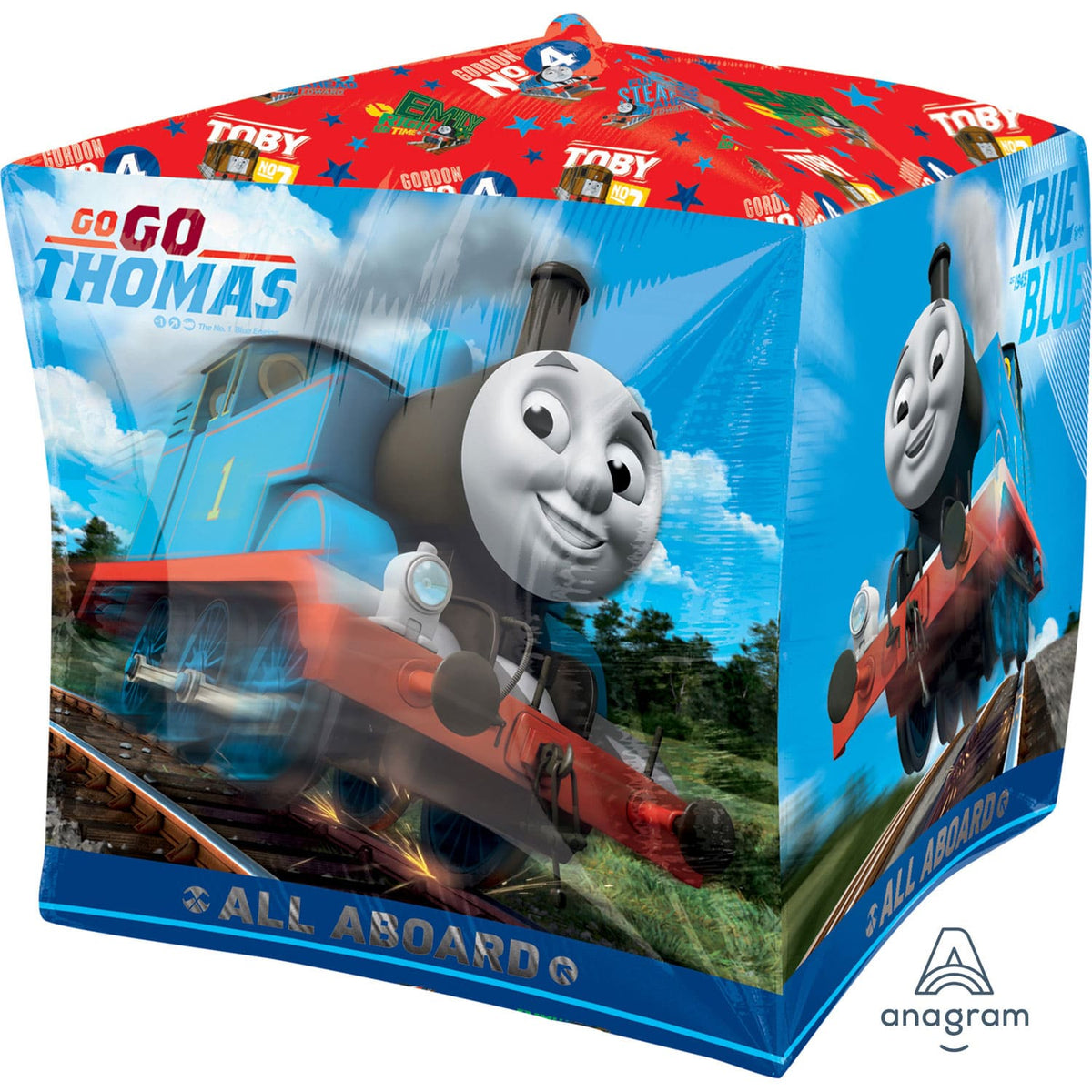 Thomas & Friends Square 4 Sided Cubez Balloon