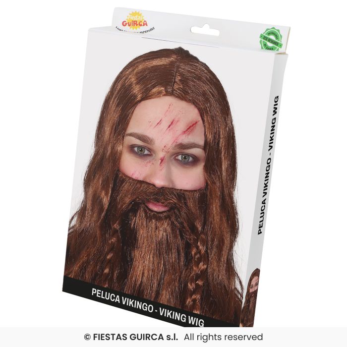 Viking Wig with Beard