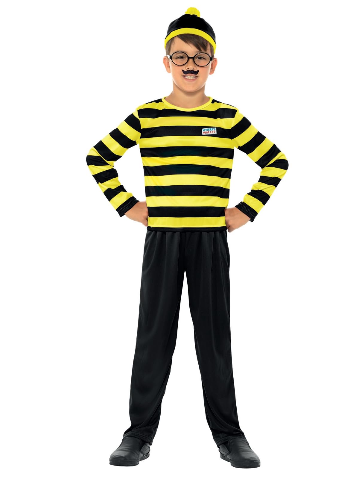 Smiffys Children's Where's Wally Odlaw Costume