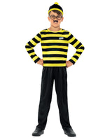 Smiffys Children's Where's Wally Odlaw Costume