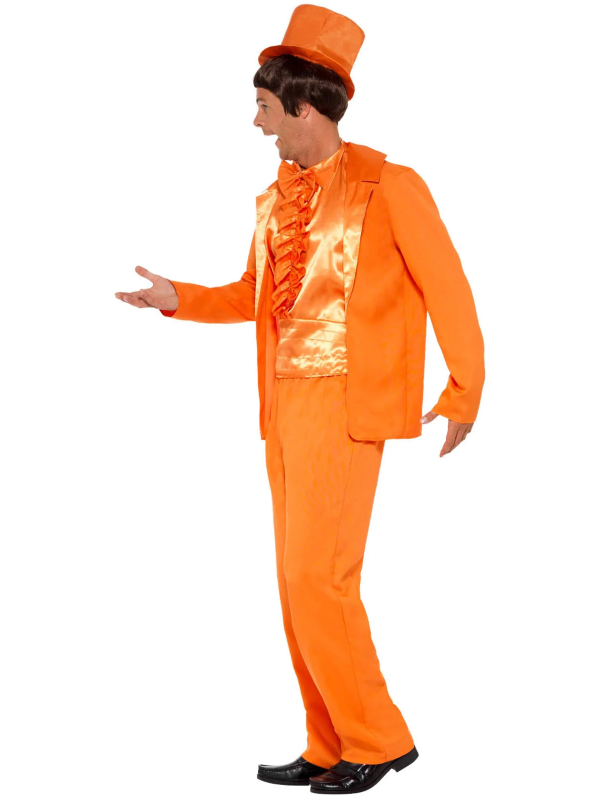 Adults 90s Stupid Orange Tuxedo Costume