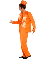Adults 90s Stupid Orange Tuxedo Costume