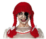 Red Wool Rag Doll Wig