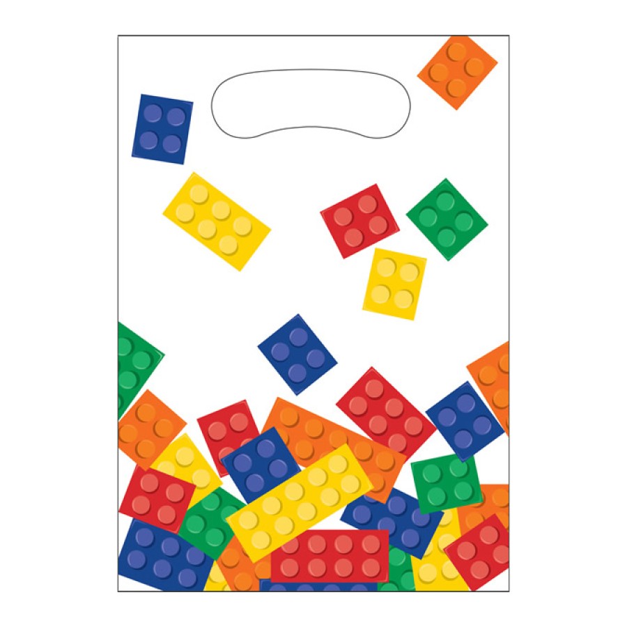 Block Party Gift Loot Bags - 8pk