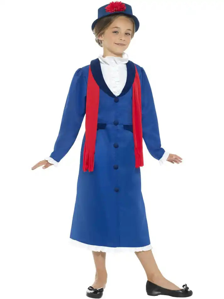 Girls Victorian Nanny Costume