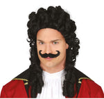 Pirate Captain Wig with Moustache