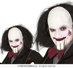 Bald Wig with Black Hair