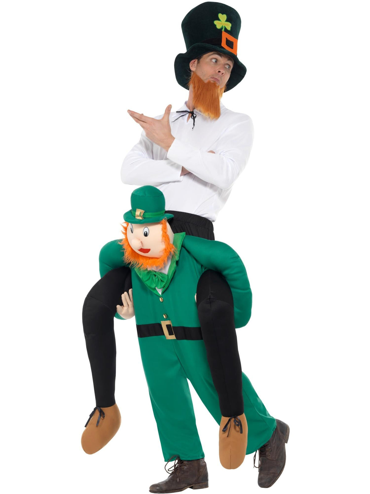 Piggyback Paddy's Leprechaun Costume
