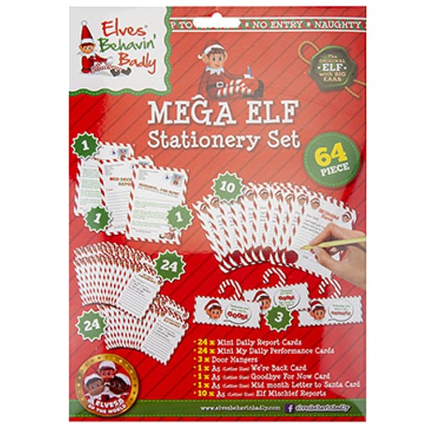 Elves Behavin' Badly Tree Mega Stationery Set