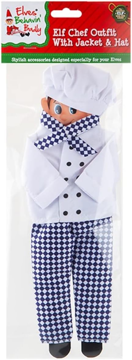 Elf Chef's Outfit with Jacket & Hat