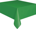 Emerald Green Rectangle Plastic Table Cover 54" x 108"