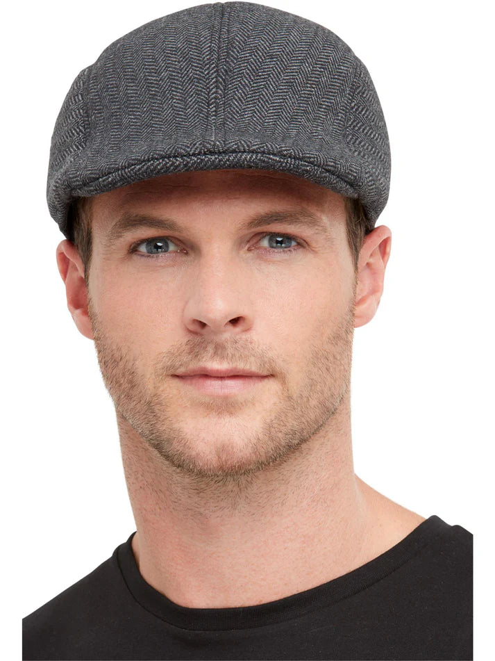 20s Gangster Flat Cap, Grey