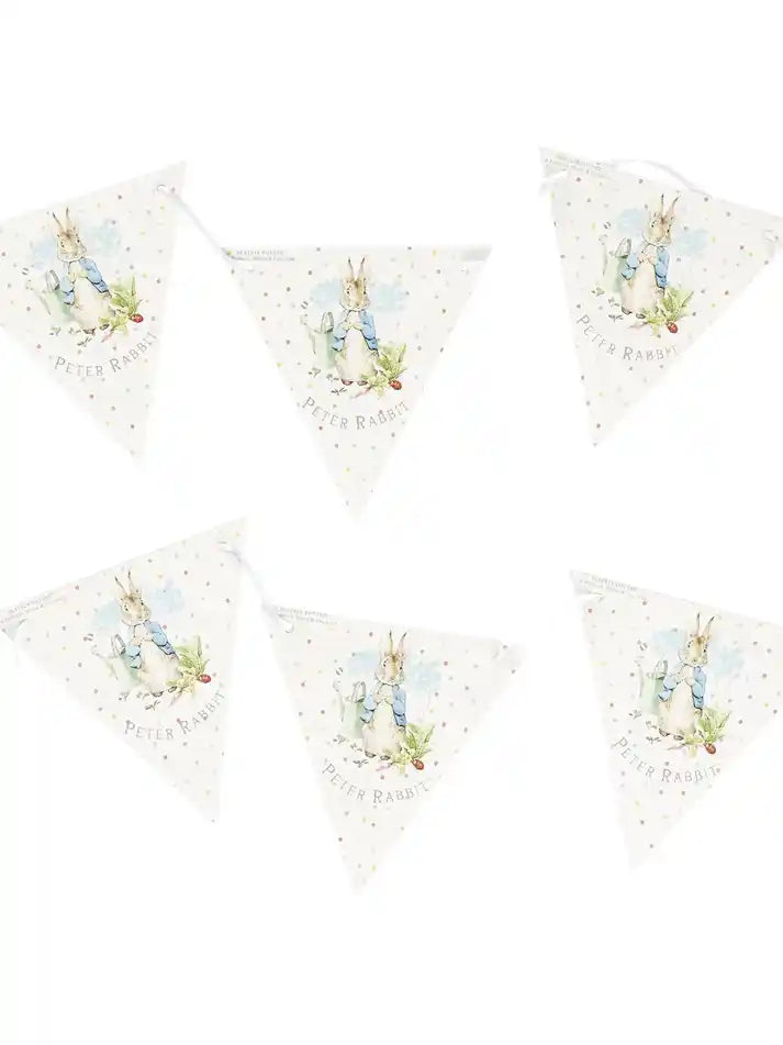 Peter Rabbit Classic Tableware Party Bunting 3m with 20 flags