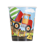 Construction Party 9oz Paper Cups8pk