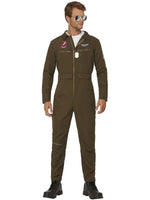 Top Gun Maverick Men's Aviator Costume, Green