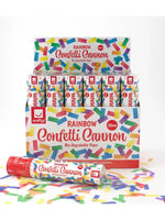Colourful Party Time Rainbow Bio-Degradable Confetti Party Cannon - 20cm
