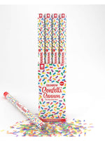 Colourful Party Time Rainbow Bio-Degradable Confetti Party Cannon - 80cm