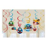 Thomas & Friends Swirl Decorations - 12pk