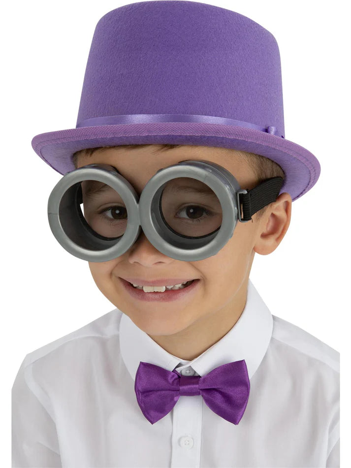 Kids Grey Goggles, Clear Lense