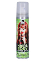 Green Hair & Body Glitter Spray