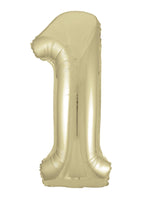 Gold Number 1 Foil Balloon 34"