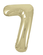 Gold Number 7 Foil Balloon 34"