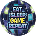 Battle Royal Eat Sleep Game Repeat Party Plates - 8pk