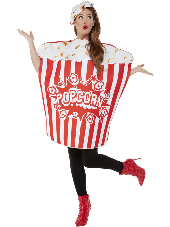 Popcorn Costume, Red & White