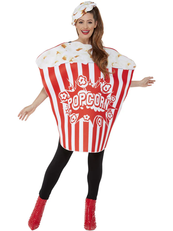 Popcorn Costume, Red & White
