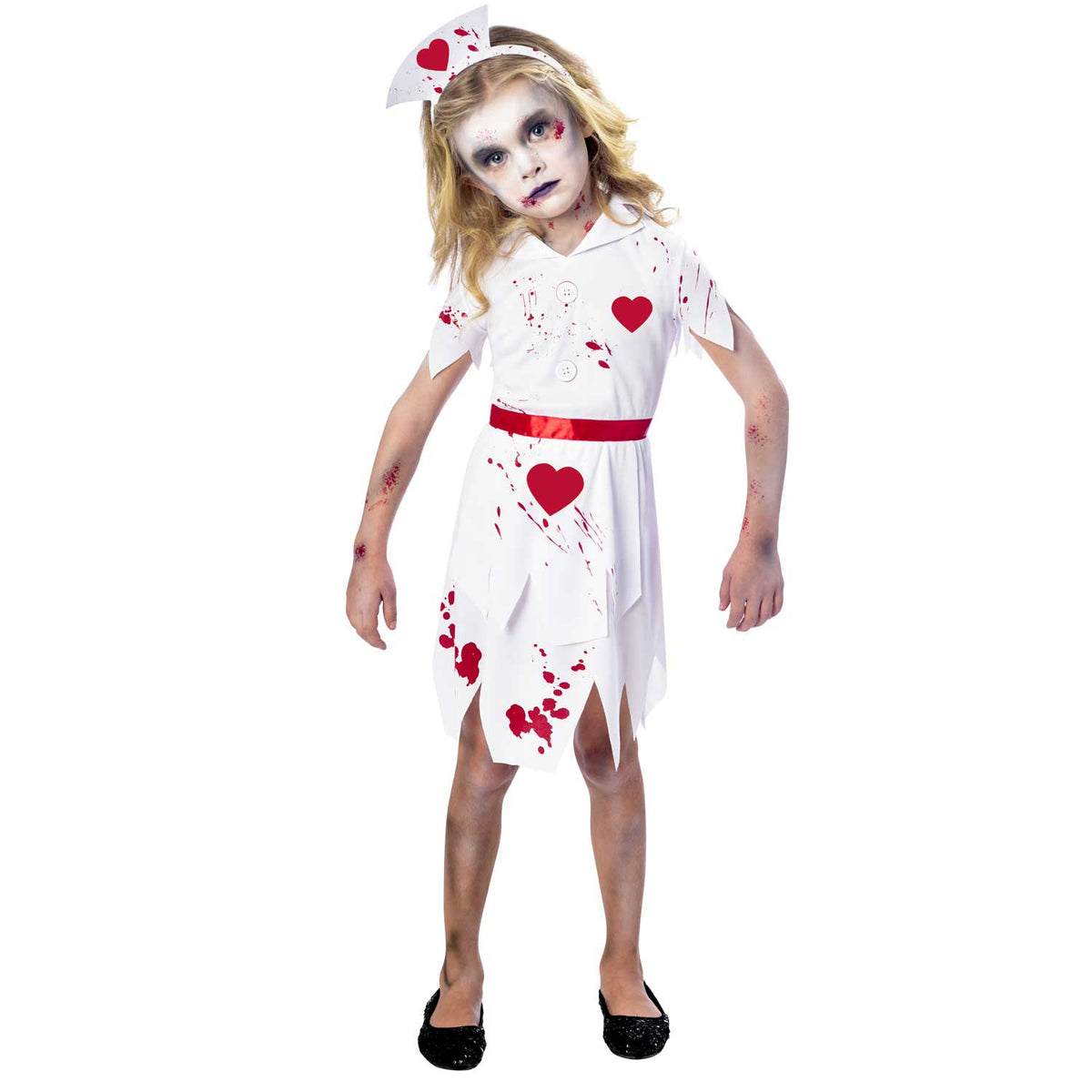 Girls Zombie Nurse Costume