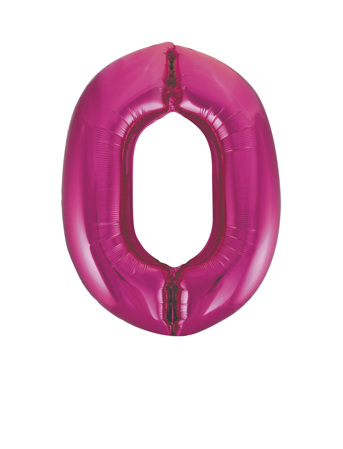 Pink Number 0 Foil Balloon 34"