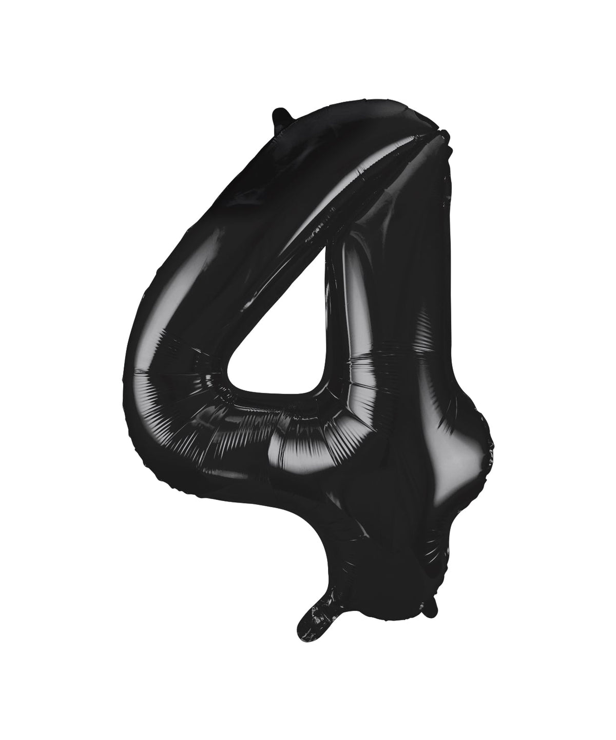 Black Number 4 Foil Balloon 34"