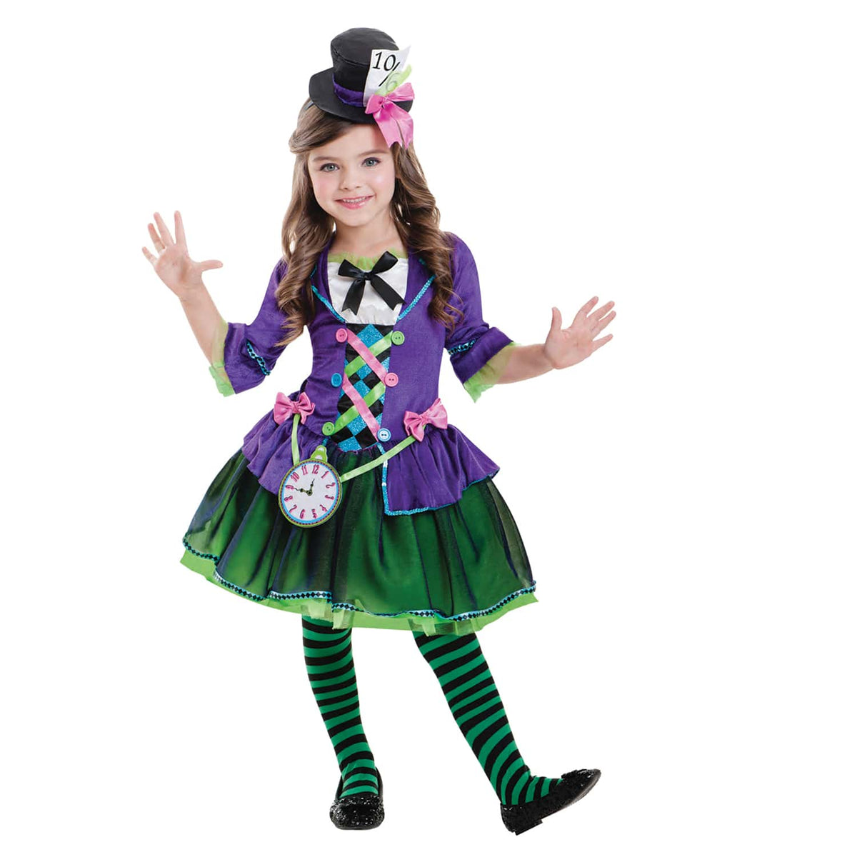 Girl's Bad Hatter Costume