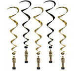 Awards Night Hanging Whirls - 5pk