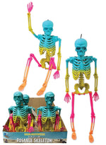 Poseable Summerween Tie-Dye Skeleton - Each
