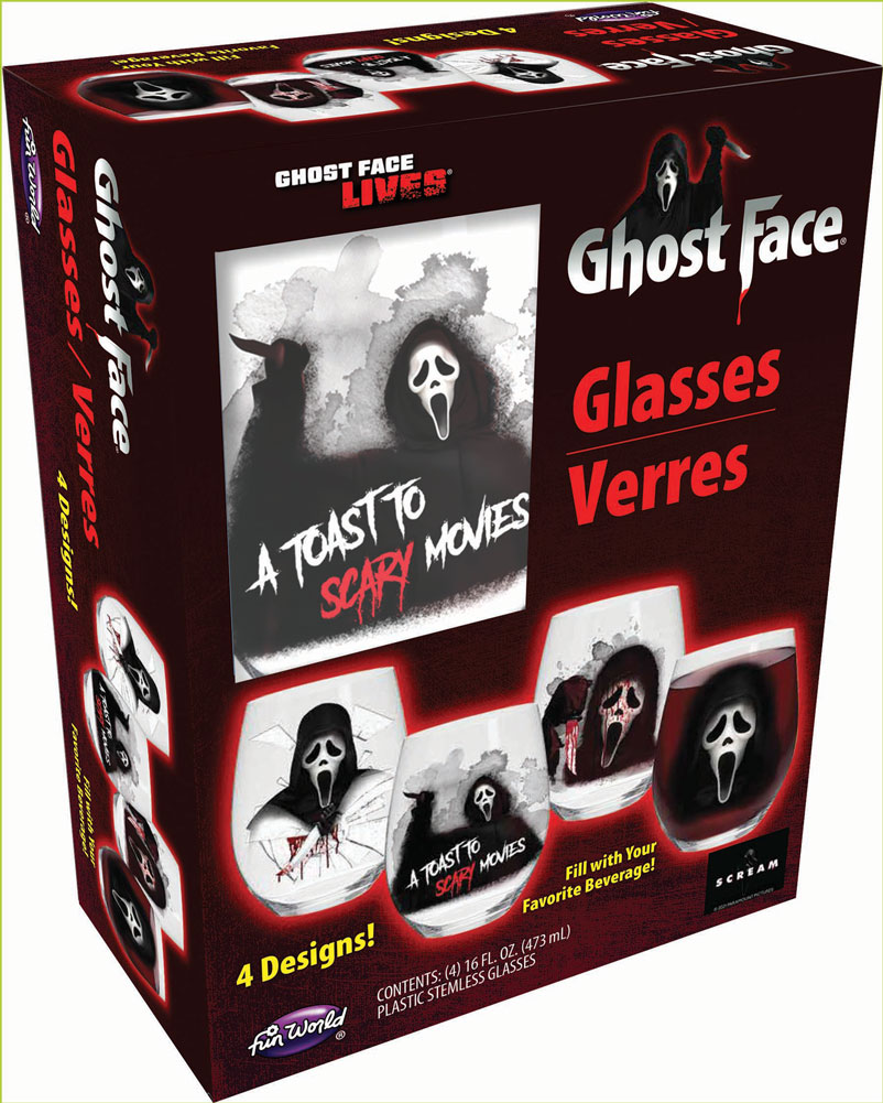 Ghost Face® Wine Tumbler Set (4Pcs)