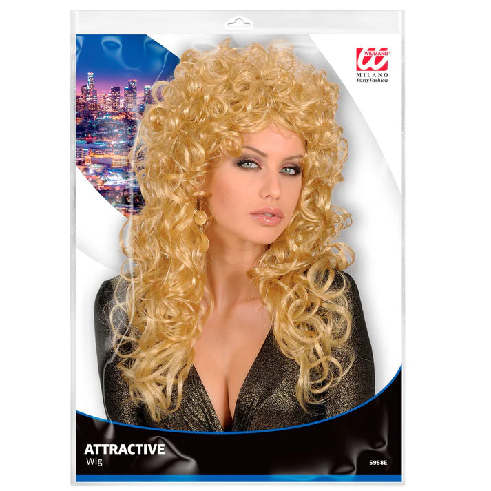 Adult Ladies 1980's Attractive Wig Blonde