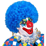 Adult Unisex Blue Clown Wig