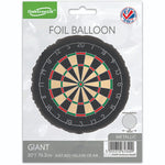 Oaktree Shaped Dartboard Metallic Foil Balloon - 30"