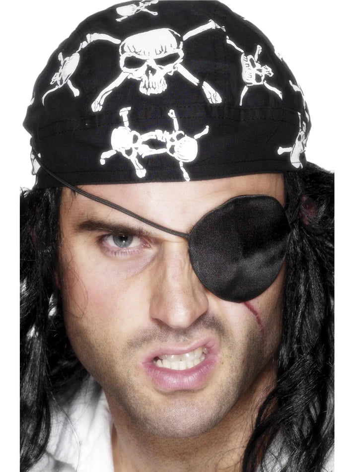 Deluxe Pirate Eyepatch, Black